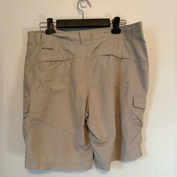 Columbia East Ridge Omni-Wick UPF 30 Lightweight Hiking Shorts Fossil Lt Tan 14 - Picture 5 of 11